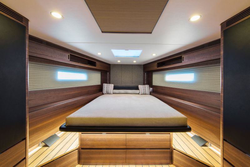 super yacht luxury bedroom